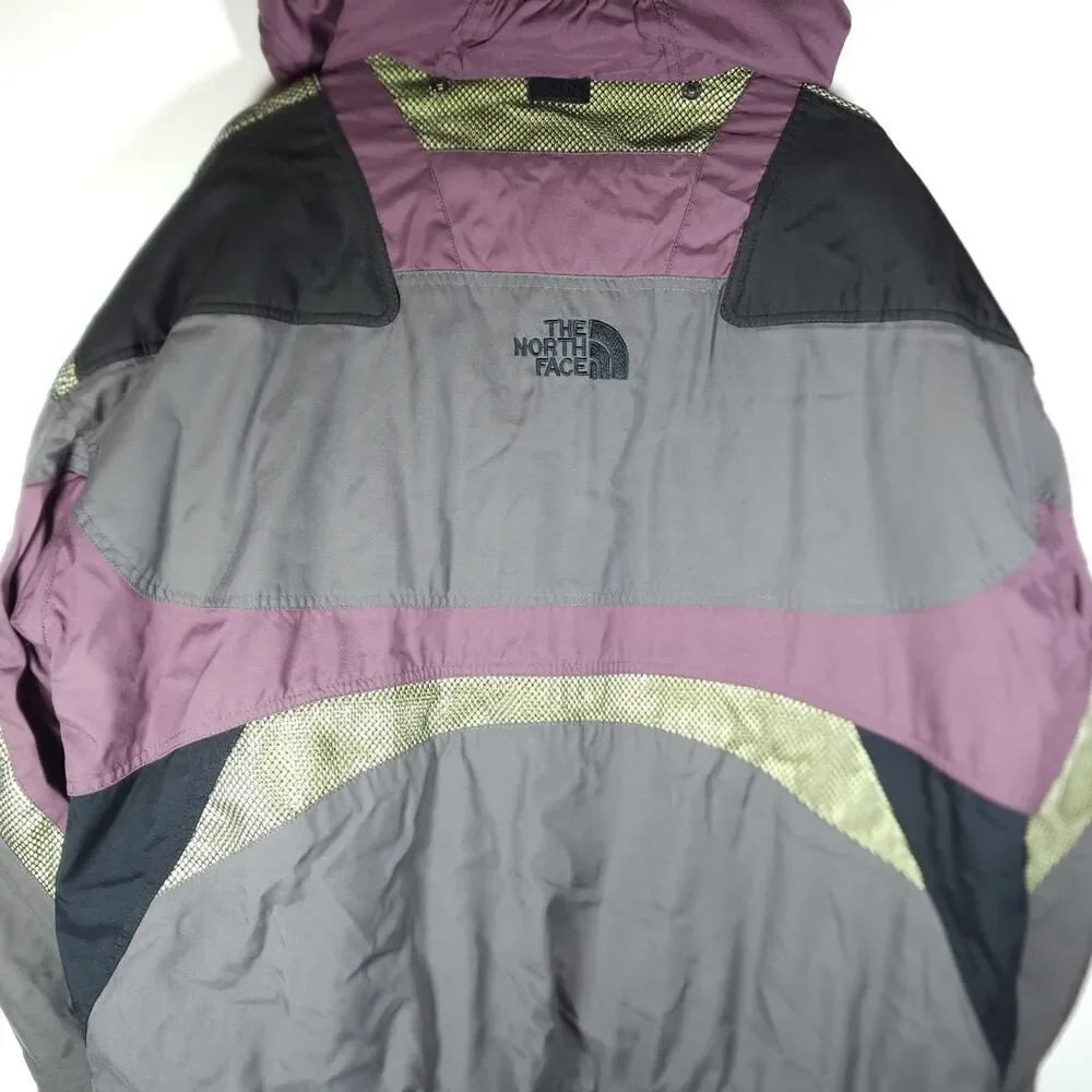 The North Face men’s Vtg 1993 XL Multi Gray Hooded Snowboard Ski Jacket